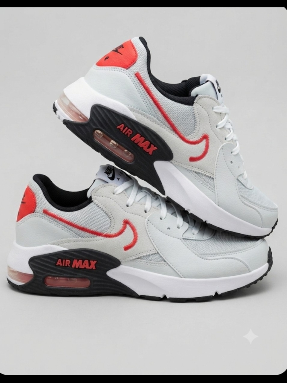 Nike Air Max Excee - Photon Dust / Track Red - Size 10.5 US - NWB